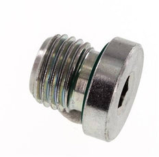 Plug M14 X 1.5 Steel FKM with Internal Hex 400bar (5620.0psi) [2 Pieces]