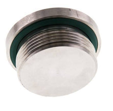 Bouchon M42 X 2 Acier inoxydable FKM avec hexagone interne 250bar (3512.5psi)