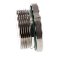 Bouchon M42 X 2 Acier inoxydable FKM avec hexagone interne 250bar (3512.5psi)