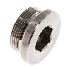 Bouchon M42 X 2 Acier inoxydable FKM avec hexagone interne 250bar (3512.5psi)
