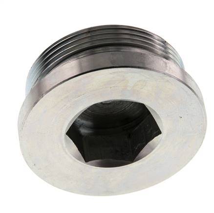 Bouchon M48 X 2 Acier NBR avec hexagone interne 250bar (3512.5psi)