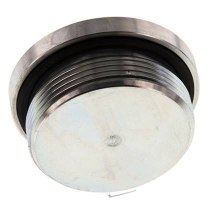 Bouchon M48 X 2 Acier NBR avec hexagone interne 250bar (3512.5psi)