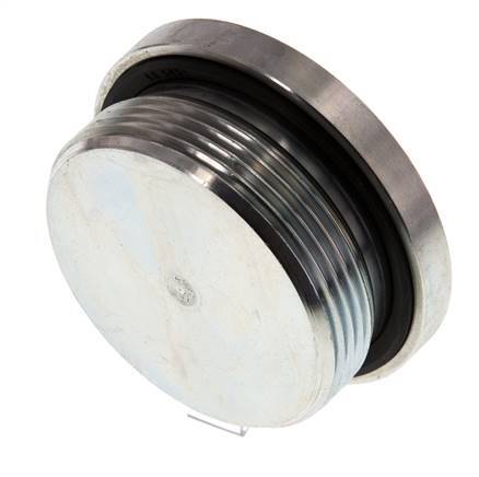 Bouchon M48 X 2 Acier NBR avec hexagone interne 250bar (3512.5psi)