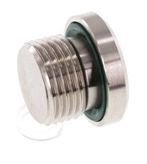 Bouchon M18 X 1,5 Acier inoxydable FKM avec hexagone interne 400bar (5620.0psi)