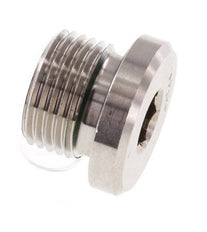 Bouchon M18 X 1,5 Acier inoxydable FKM avec hexagone interne 400bar (5620.0psi)