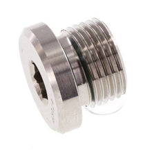 Bouchon M18 X 1,5 Acier inoxydable FKM avec hexagone interne 400bar (5620.0psi)