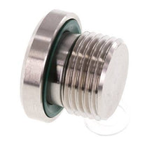 Bouchon M18 X 1,5 Acier inoxydable FKM avec hexagone interne 400bar (5620.0psi)