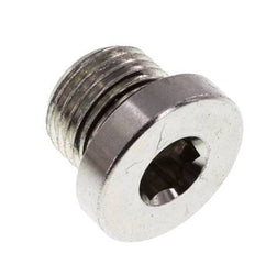 Plug M16 X 1.5 Steel NBR with Internal Hex 400bar (5620.0psi) [2 Pieces]