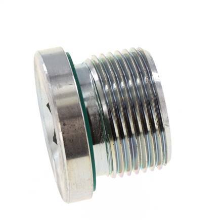 Bouchon M24 X 1.5 Acier FKM avec hexagone interne 400bar (5620.0psi)