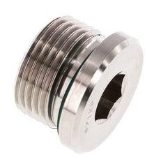 Bouchon M27 X 2 Acier inoxydable FKM avec hexagone interne 400bar (5620.0psi)