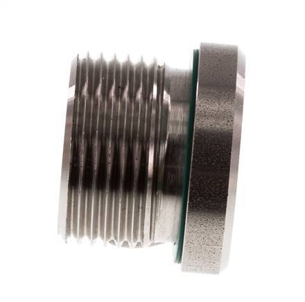 Bouchon M22 X 1,5 Acier inoxydable FKM avec hexagone interne 400bar (5620.0psi)