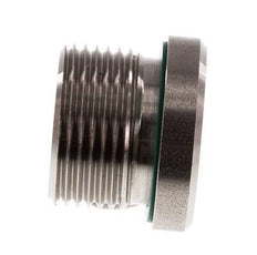 Bouchon M22 X 1,5 Acier inoxydable FKM avec hexagone interne 400bar (5620.0psi)