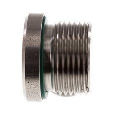 Bouchon M22 X 1,5 Acier inoxydable FKM avec hexagone interne 400bar (5620.0psi)