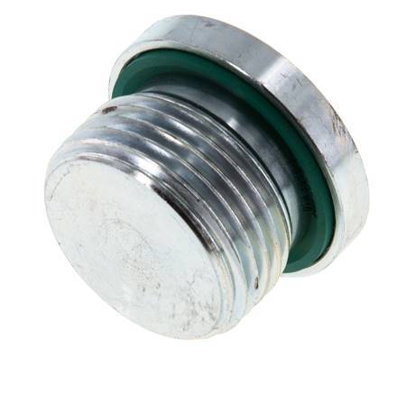 Bouchon M27 X 2 Acier FKM avec hexagone interne 400bar (5620.0psi)