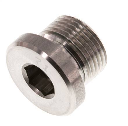 Bouchon M20 X 1,5 Acier inoxydable FKM avec hexagone interne 400bar (5620.0psi)