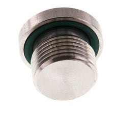 Bouchon M20 X 1,5 Acier inoxydable FKM avec hexagone interne 400bar (5620.0psi)