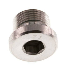 Bouchon M20 X 1,5 Acier inoxydable FKM avec hexagone interne 400bar (5620.0psi)