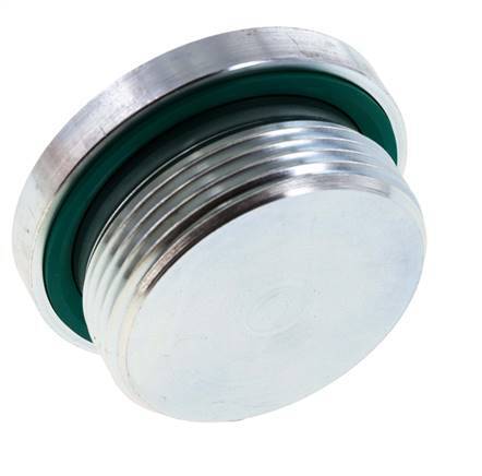 Bouchon M42 X 2 Acier FKM avec hexagone interne 250bar (3512.5psi)