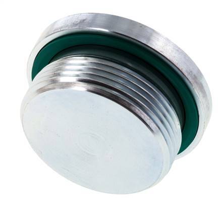 Bouchon M42 X 2 Acier FKM avec hexagone interne 250bar (3512.5psi)