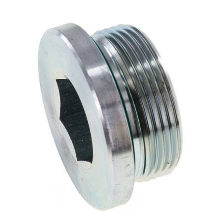 Bouchon M42 X 2 Acier FKM avec hexagone interne 250bar (3512.5psi)
