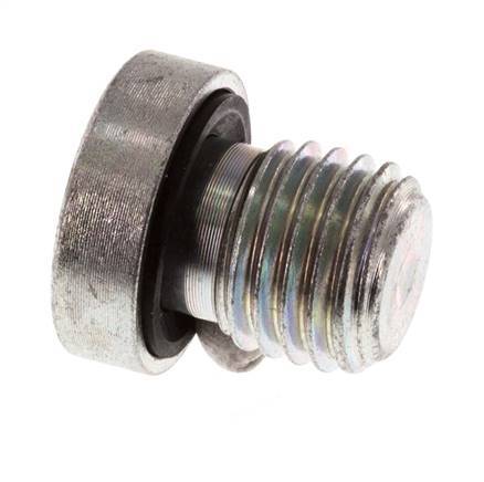 Plug M12 X 1.5 Steel NBR with Internal Hex 400bar (5620.0psi) [2 Pieces]