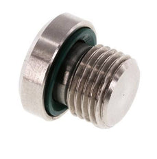 Bouchon M10 X 1 Acier inoxydable FKM avec hexagone interne 400bar (5620.0psi)
