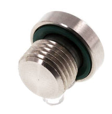 Bouchon M10 X 1 Acier inoxydable FKM avec hexagone interne 400bar (5620.0psi)