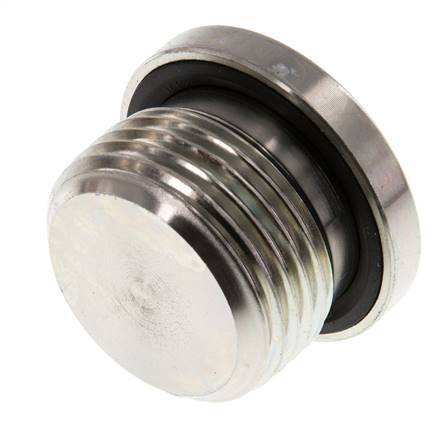 Bouchon M27 X 2 Acier NBR avec hexagone interne 400bar (5620.0psi)