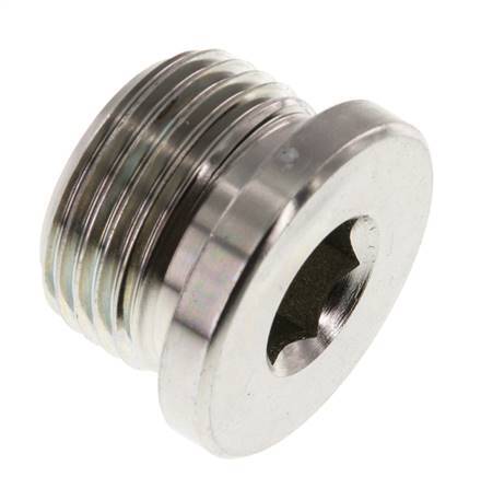 Bouchon M27 X 2 Acier NBR avec hexagone interne 400bar (5620.0psi)