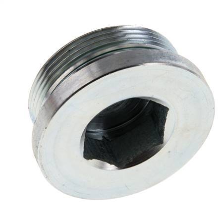 Bouchon M48 X 2 Acier FKM avec hexagone interne 250bar (3512.5psi)