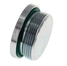 Bouchon M48 X 2 Acier FKM avec hexagone interne 250bar (3512.5psi)