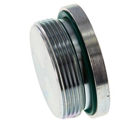 Bouchon M48 X 2 Acier FKM avec hexagone interne 250bar (3512.5psi)