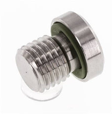 Bouchon M12 X 1,5 Acier inoxydable FKM avec hexagone interne 400bar (5620.0psi)