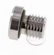 Bouchon M12 X 1,5 Acier inoxydable FKM avec hexagone interne 400bar (5620.0psi)