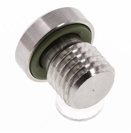 Bouchon M12 X 1,5 Acier inoxydable FKM avec hexagone interne 400bar (5620.0psi)