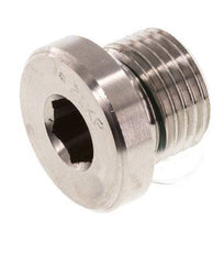 Plug M16 X 1.5 Stainless steel FKM with Internal Hex 400bar (5620.0psi)