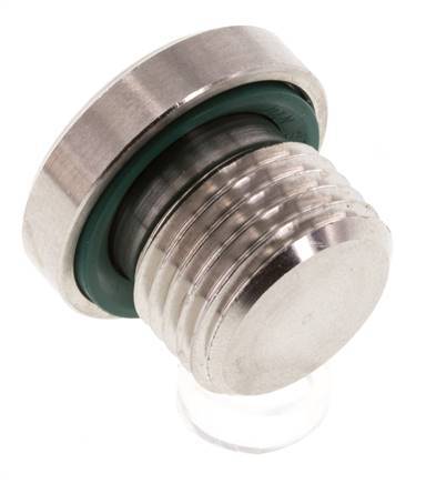 Plug M16 X 1.5 Stainless steel FKM with Internal Hex 400bar (5620.0psi)