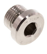 Bouchon M16 X 1,5 Acier inoxydable FKM avec hexagone interne 400bar (5620.0psi)