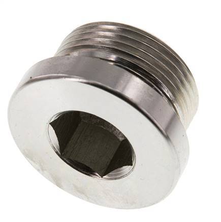 Bouchon M33 X 2 Acier NBR avec hexagone interne 400bar (5620.0psi)