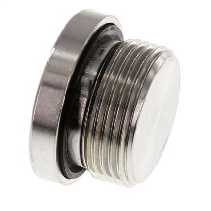 Bouchon M33 X 2 Acier NBR avec hexagone interne 400bar (5620.0psi)