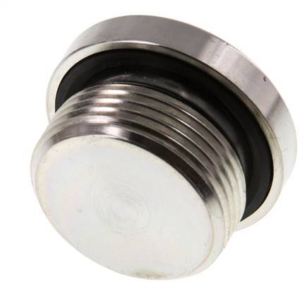Bouchon M33 X 2 Acier NBR avec hexagone interne 400bar (5620.0psi)