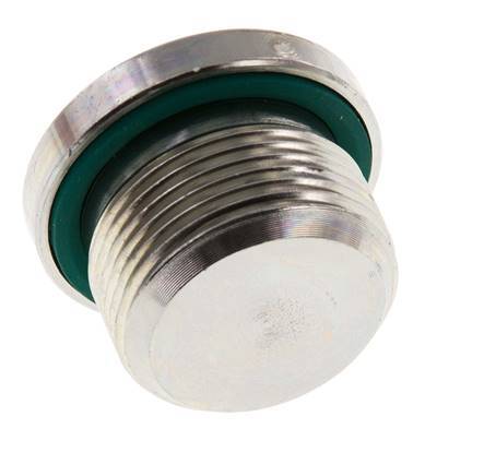 Plug M26 X 1.5 Steel FKM with Internal Hex 400bar (5620.0psi)