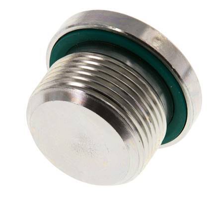 Plug M26 X 1.5 Steel FKM with Internal Hex 400bar (5620.0psi)