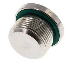 Plug M26 X 1.5 Steel FKM with Internal Hex 400bar (5620.0psi)