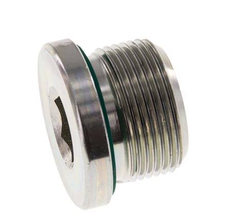 Bouchon M26 X 1.5 Acier FKM avec hexagone interne 400bar (5620.0psi)