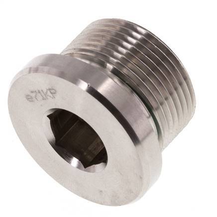 Bouchon M26 X 1,5 Acier inoxydable FKM avec hexagone interne 400bar (5620.0psi)