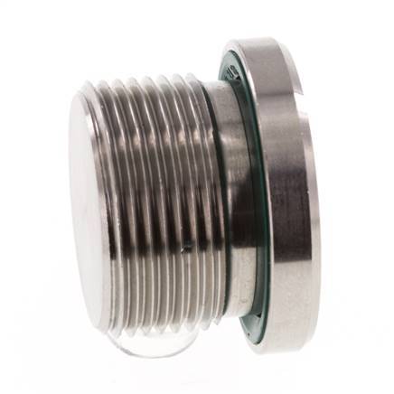 Bouchon M26 X 1,5 Acier inoxydable FKM avec hexagone interne 400bar (5620.0psi)