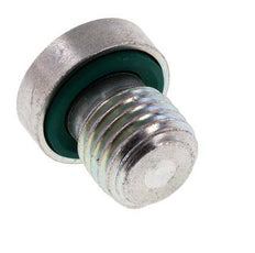 Plug M12 X 1.5 Steel FKM with Internal Hex 400bar (5620.0psi) [2 Pieces]