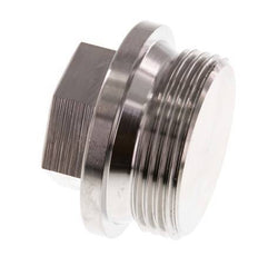 Bouchon G1 1/4'' en acier inoxydable avec collier et hexagone externe 40bar (562.0psi)