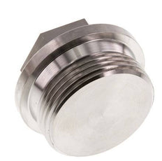 Bouchon G1 1/4'' en acier inoxydable avec collier et hexagone externe 40bar (562.0psi)